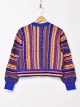 【3色展開】Backers レディース 総柄 3Dニット セーター