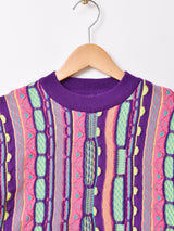 【3色展開】Backers レディース 総柄 3Dニット セーター