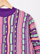 【3色展開】Backers レディース 総柄 3Dニット セーター