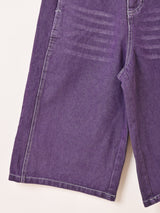 【3色展開】Elcamino カラーデニム ハーフパンツ