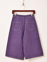 【3色展開】Elcamino カラーデニム ハーフパンツ