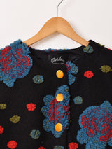 Meridian 花柄 ボア ジャケット