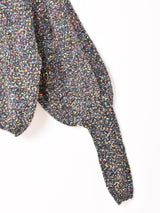 【3色展開】Elcamino カラーネップ ボリュームスリーブ セーター