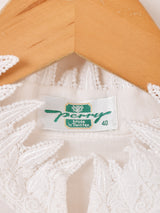 ヨーロッパ製 "perry" 長袖 チロル ブラウス