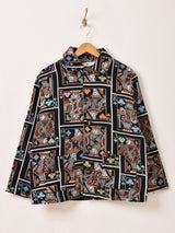 【2色展開】Elcamino トランプ柄 ゴブラン織り ジャケット