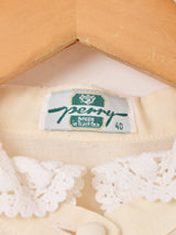 ヨーロッパ製 "perry" 長袖 チロル ブラウス