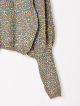 【3色展開】Elcamino カラーネップ ボリュームスリーブ セーター