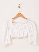 クロップド チロルブラウス