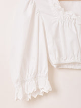 クロップド チロルブラウス