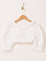 クロップド チロルブラウス