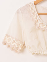 クロップド チロルブラウス