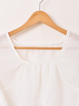 クロップド シアー チロルブラウス