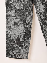 【2色展開】Backers 花柄 ゴブラン織り イージーパンツ