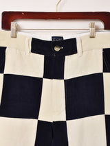 Backers チェッカー柄 コーデュロイパンツ