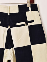 Backers チェッカー柄 コーデュロイパンツ