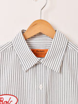 【2色展開】Backers ストライプ 長袖 ワークシャツ