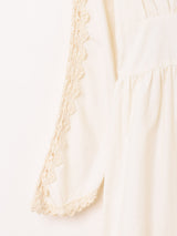 70's ”GUNNE SAX" キナリ 長袖 ワンピース