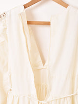 70's ”GUNNE SAX" キナリ 長袖 ワンピース