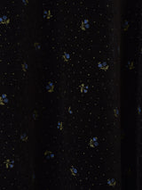 【2色展開】Meridian 花柄 ベロア ノースリーブワンピース
