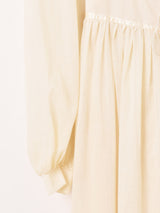 70's "GUNNE SAX" シフォン 長袖 ワンピース