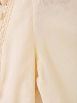 70's "GUNNE SAX" シフォン 長袖 ワンピース