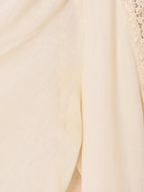 70's "GUNNE SAX" シフォン 長袖 ワンピース