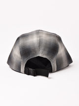 【2色展開】Made in Japan オンブレチェック柄 ジェットキャップ 「STRAYER」