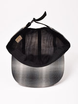 【2色展開】Made in Japan オンブレチェック柄 ジェットキャップ 「STRAYER」