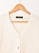 【3色展開】Meridian カラーボタン カーディガン