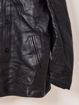 60's〜70's "GVF IMPERCUIR GRAULHET " Leather Coat