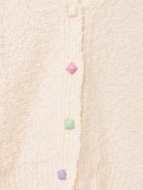 【3色展開】Meridian カラーボタン カーディガン