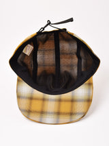 【2色展開】Made in Japan オンブレチェック柄 ジェットキャップ 「STRAYER」