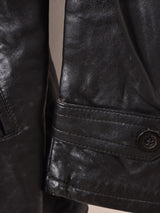 60's〜70's "GVF IMPERCUIR GRAULHET " Leather Coat