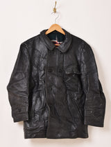 60's〜70's "GVF IMPERCUIR GRAULHET " Leather Coat