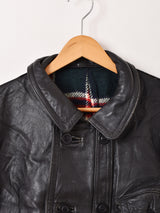 60's〜70's "GVF IMPERCUIR GRAULHET " Leather Coat