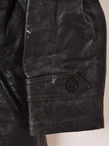 60's〜70's "GVF IMPERCUIR GRAULHET " Leather Coat