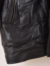 60's〜70's "GVF IMPERCUIR GRAULHET " Leather Coat