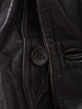 60's〜70's "GVF IMPERCUIR GRAULHET " Leather Coat