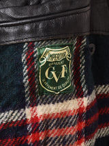 60's〜70's "GVF IMPERCUIR GRAULHET " Leather Coat