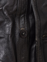 60's〜70's "GVF IMPERCUIR GRAULHET " Leather Coat