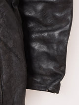 60's〜70's "GVF IMPERCUIR GRAULHET " Leather Coat