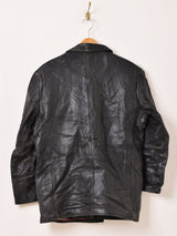 60's〜70's "GVF IMPERCUIR GRAULHET " Leather Coat