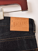Backers ブーツカット ブラック デニムパンツ