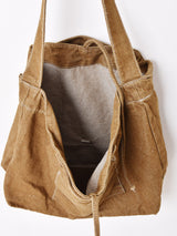 【3色展開】ステッチカラー ショルダートートバッグ