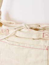 【3色展開】ステッチカラー ショルダートートバッグ