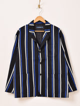 【2色展開】Backers ストライプ テーラードジャケット