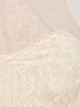 Made In USA 80's "GUNNE SAX" ベアトップ レースドレス