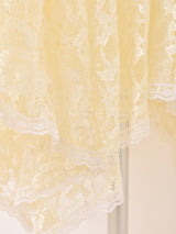 Made In USA 80's "GUNNE SAX" ベアトップ レースドレス