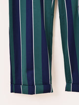 【2色展開】Backers タック入り ストライプパンツ
