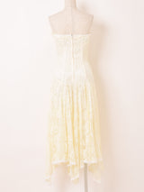Made In USA 80's "GUNNE SAX" ベアトップ レースドレス